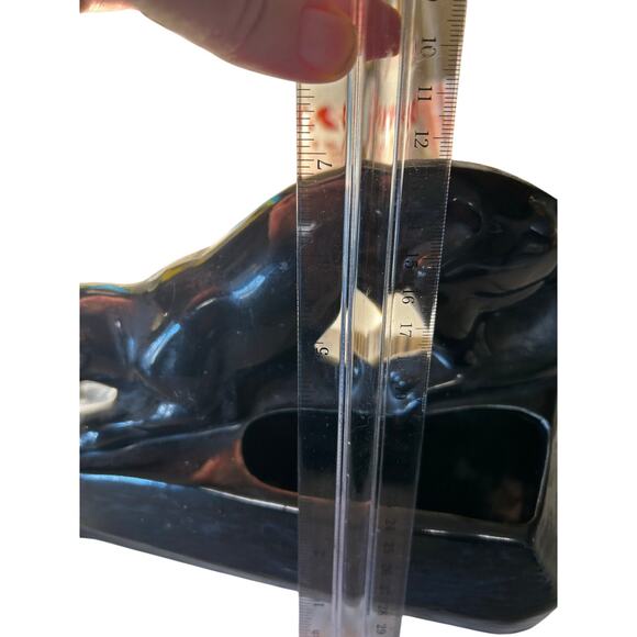 Vintage 1950's Crouching Black Panther Light 8" Long‎ x 7" tall - Picture 9 of 9